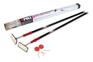    Loaded Poles let you create a secure dust barrier in your workspace