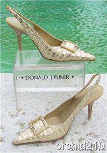 Donald Pliner ~$295 ~COUTURE~PATENT LEATHER~ Shoe Sandal NIB 5.5 