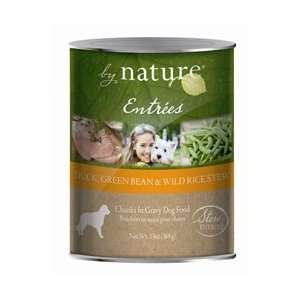  By Nature Duck, Green Bean and Wild Rice Stew Canned Dog 