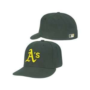 Oakland Athletics (Road) Authentic MLB On Field Exact Fit Baseball Cap 