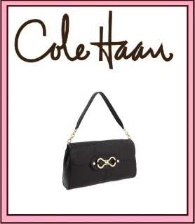 COLE HAAN Infinity Bella Clutch Handbag, Black, NWT  