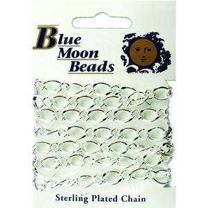 Blue Moon Large Figaro Chain 36 Silver
