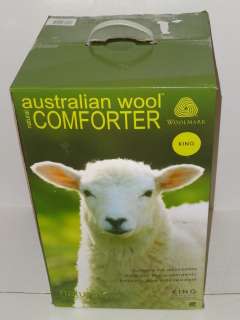 NEW Woolmark Natural Home Australian Wool Comforter King Size  