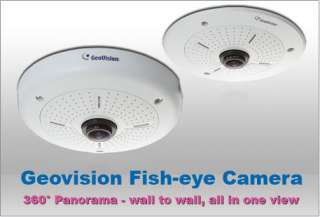 Panorama Geovision 360 Degree Fisheye IP Camera   NEW  