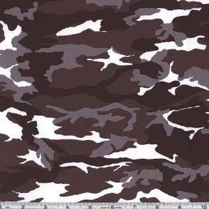  60 Wide Poly/Spandex Camouflage Urban Black Fabric By 
