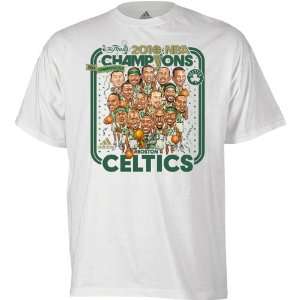  Boston Celtics Adidas 2010 NBA Champions Parade T shirt 