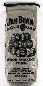 RARE Jim Beam Aged Oak Barrel Wood Chips BBQ Smoker  