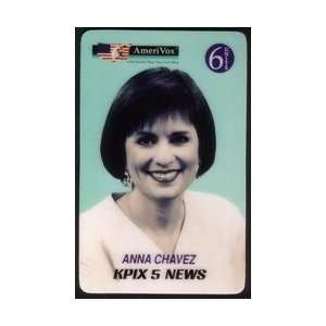   Phone Card 6u Anna Chavez Channel 5 KPIX News (California) SPECIMEN