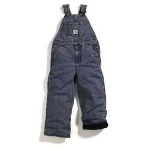  Washed Denim Lined Bib Overall   Boys Baby