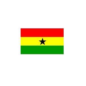  Ghana 2 x 3 Nylon Flag Patio, Lawn & Garden