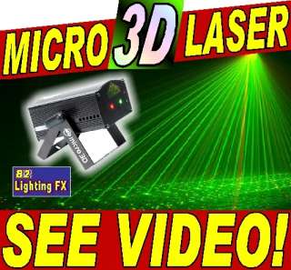 American DJ MICRO 3D LASER powerful effect dance floor adj lazer light 