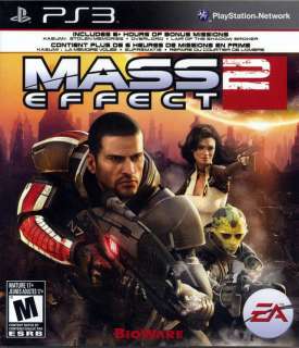 MASS EFFECT 2 PS3 OFFICIAL GAME BRAND NEW SEALED 014633195040  