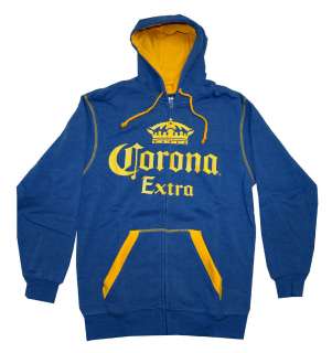 Corona Extra Crown Logo Beer Alcohol Adult Hoodie Hooded Sweatshirt 