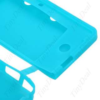 Blue Soft Rubber Case for Nintendo 3DS N3DS G3D 28109  