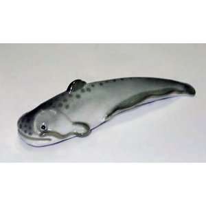  Lomonosov Porcelain Figurine Catfish Black