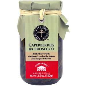   Caperberries in Prosecco   6.3oz  Grocery & Gourmet Food
