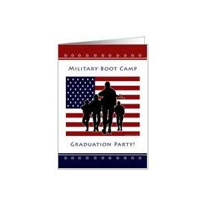  Military Boot Camp Graduation Party Invitation Card Toys 