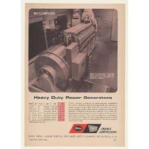   White Superior Model 40 Diesel Engine Print Ad (46741)