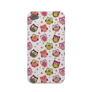   Owls iPhone Case (white) Iphone 4 Cover Cell Phones & Accessories
