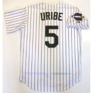  Juan Uribe Chicago White Sox 05 World Series Jersey 