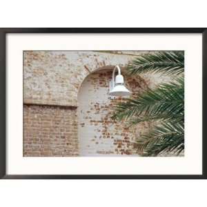  Old Brick Wall with Palm Trees, Key West, Florida Keys 