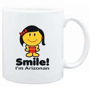  Mug White  Smile I am Arizonan   Woman  Usa States 