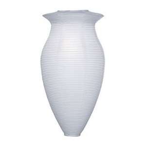  White 15 Inch Fine Line Urn Paper Lantern