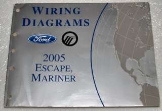   MERCURY MARINER FORD ESCAPE Electrical Wiring Diagrams Shop Manual