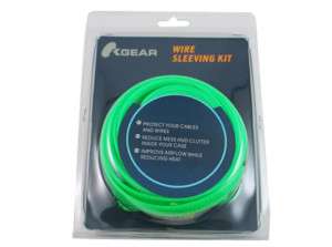 OK Gear UV Green Cable Sleeving Kit  