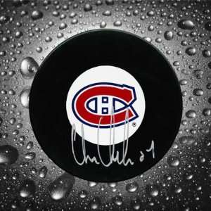  Chris Chelios Montreal Canadiens Autographed Puck Sports 