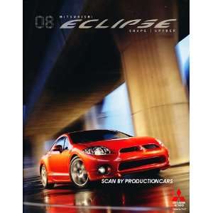   2008 Mitsubishi Eclipse Deluxe Sales Brochure Catalog 