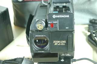 Vintage Hitachi VM C30A VHSC Camcorder video camera VHS c  