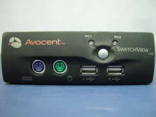 Avocent SwitchView 2 Port USB Hybrid KVM 520 335 001  