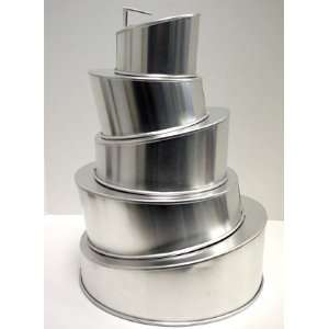  WHIMSICAL TOPSY TURVY CAKE PANS / MOLDS SET OF 5 Kitchen 