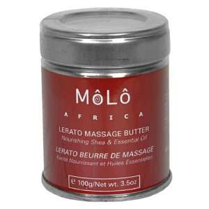 MoLo Africa Lerato Massage Butter, Nourishing Shea & Essential Oil, 3 