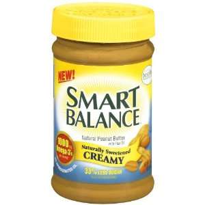 Smart Balance Peanut Butter Natural Creamy Naturally Sweetened 33 Less 