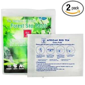  African Red Tea Imports Detox Foot Pads   4 Oz, 2 Pack 