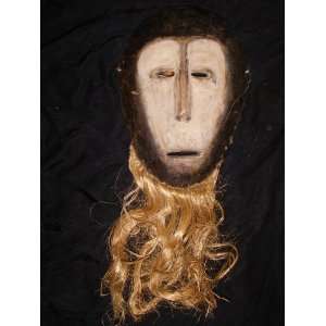  African Bearded Lega Idimu Mask 