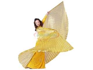 New Belly Dance Costume Isis Wings Free Stickers