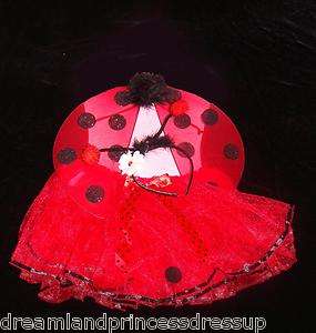 Dress Up Ladybug Tutu Child Dress Up Costume Wing Set New  