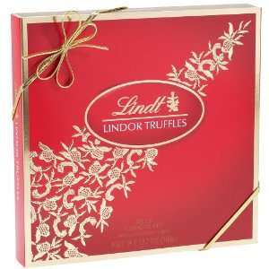 LINDOR Truffles Lace Box (Red) Grocery & Gourmet Food