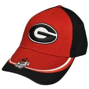  NCAA Georgia Bulldogs Baseball Hat Cap Construct Velcro Cotton 