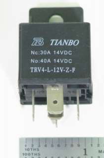 12 VDC Heavy Duty Automotive Relay 5 Pin SPDT 30/40 Amp  