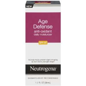   Age Defense Anti Oxidant Daily Moisturizer SPF 20, 1.7 Ounce Beauty