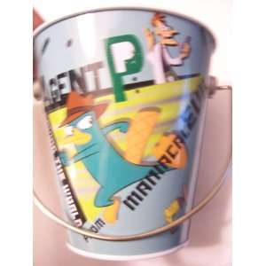  Phineas and Ferb Tin Pail ~ Agent P Toys & Games