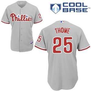  Philadelphia Phillies Jim Thome Authentic Road Cool Base 