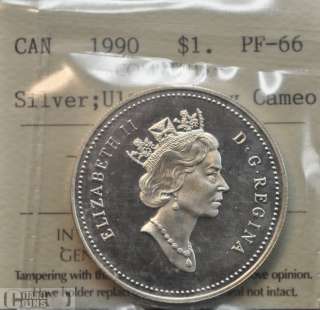 silver dollar 500 silver iccs graded pf 66 ultra heavy cameo iccs no 
