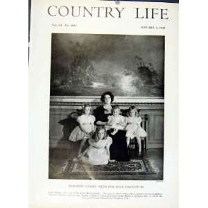  Baroness Hawke & Daughters 1947 Country Life Portrait 