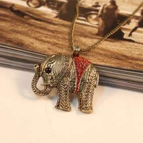 New Fashion Design Mini Elephant Pendant Necklace 5031  