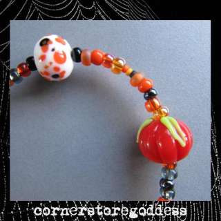 Cornerstoregoddess Ghost Witch Halloween Necklace EHAG  